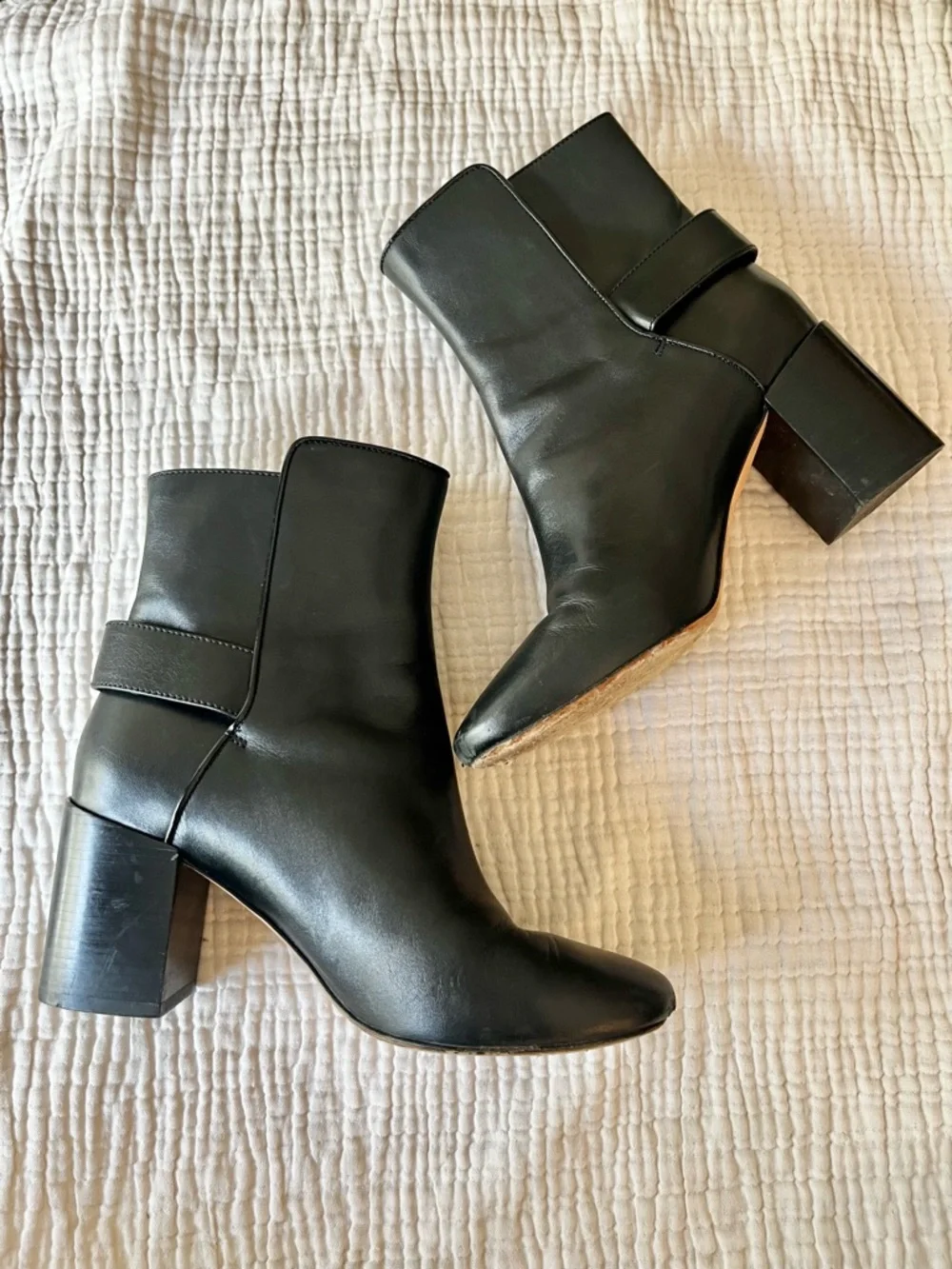 Tory Burch Black Gold Logo Turnlock Kira Boot Bootie